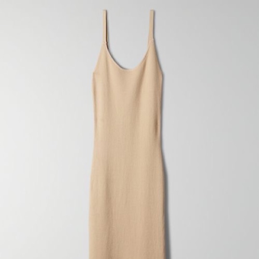 Aritzia / Wilfred Anthem Dress in Tan